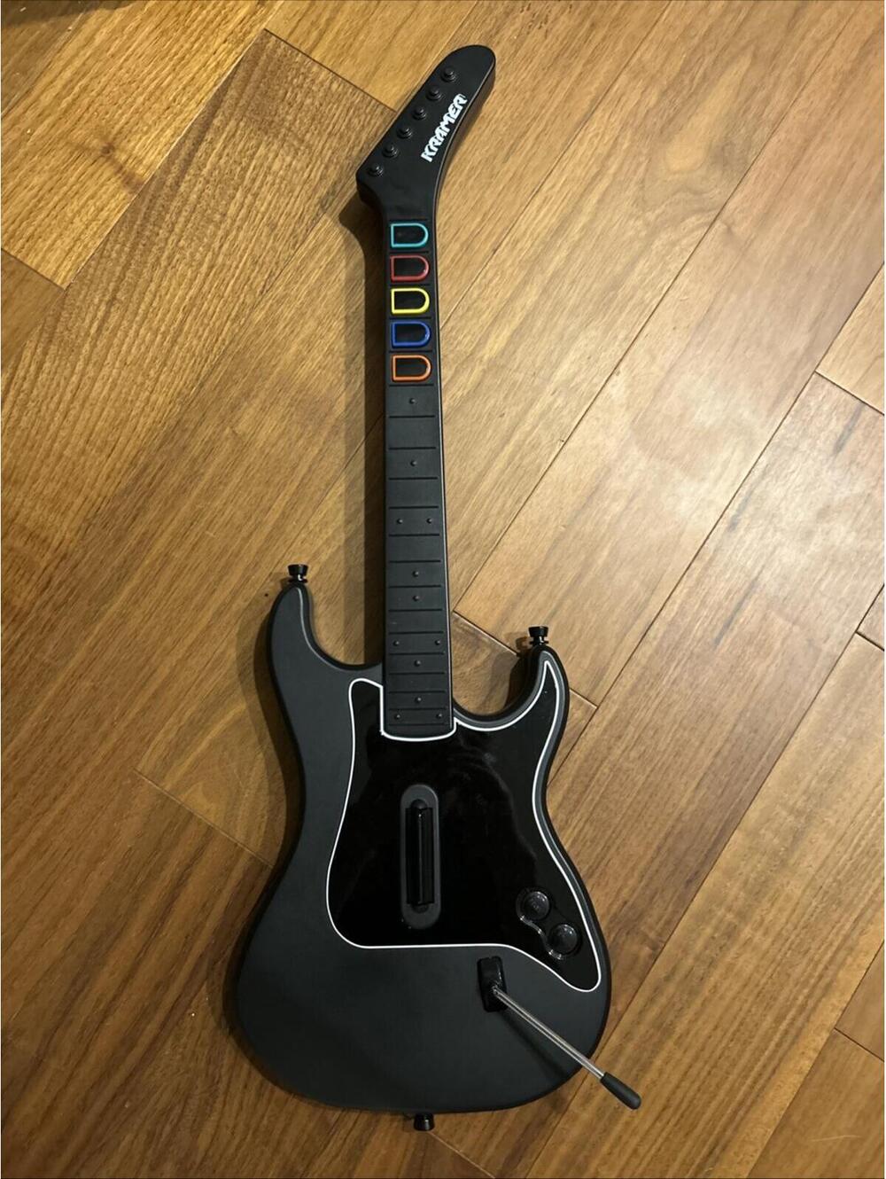 Guitar Hero Kramer Striker RedOctane Guitar PS2 No Dongle/Strap Not tested